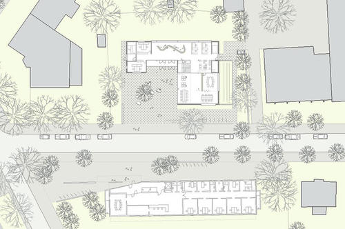 Das Studierenden-Service-Center wird gegenüber dem Immatrikulationsbüro an der Iltisstraße liegen und an das John-F.-Kennedy-Institut grenzen