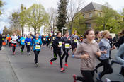 Knapp 600 Läuferinnen und Läufer hatten sich zum zweiten Campus Run angemeldet.