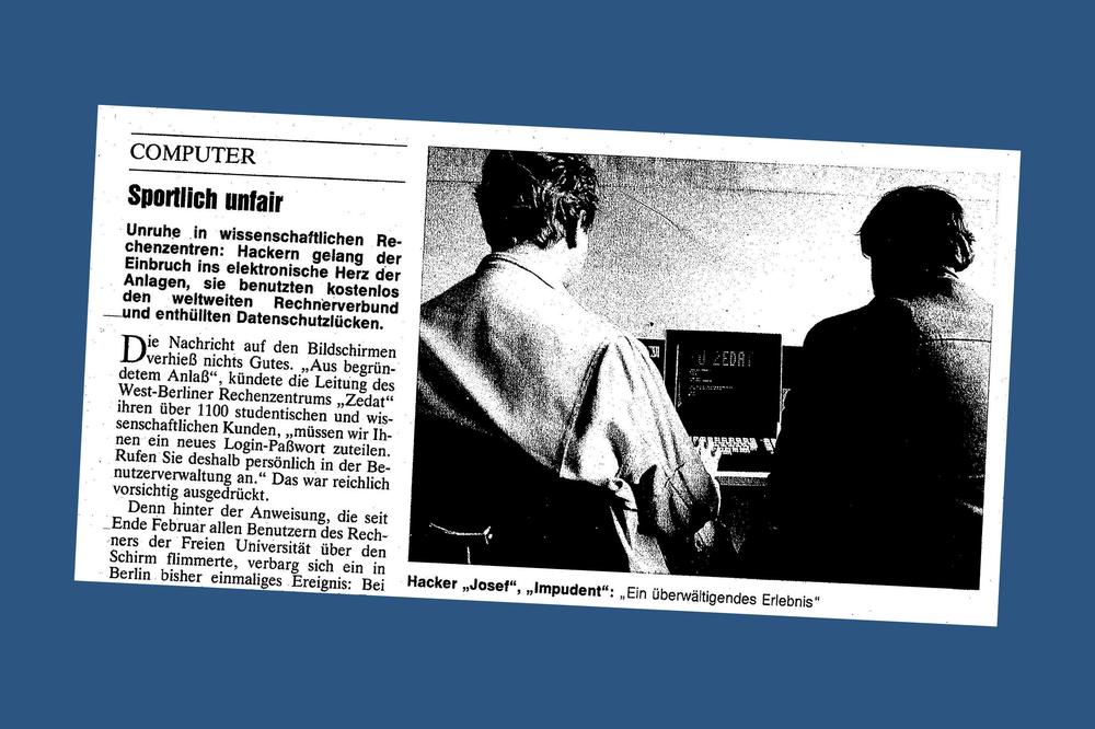 Ein in Berlin bisher einmaliges Ereignis: Bei der ZEDAT herrschte wochenlang Hacker-Notstand. An den Daten richteten die Hacker jedoch kaum Schaden an, sie wollten auf Kosten der Universität das Datenfernübertragungsnetz der Post, Datex-P, benutzen.