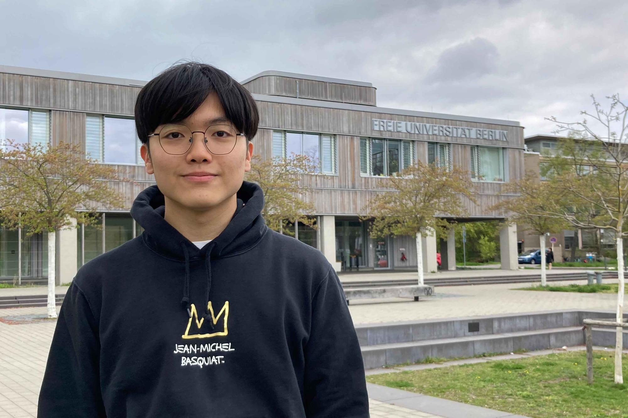 Che-Wei Su kommt aus Taiwan und ist Bachelorstudent der Nordamerikastudien.