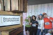 Das Deutschlandstipendium im Blick: Von der Fotobox konnte man sich fotografieren lassen.