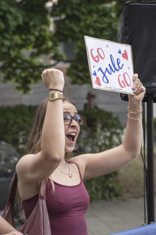 Beste Motivation: Freund*innen an der Strecke.