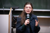 Paula Kleeberg, Mobilitätsmanagerin im Straßen- und Grünflächenamt des Bezirks Steglitz-Zehlendorf