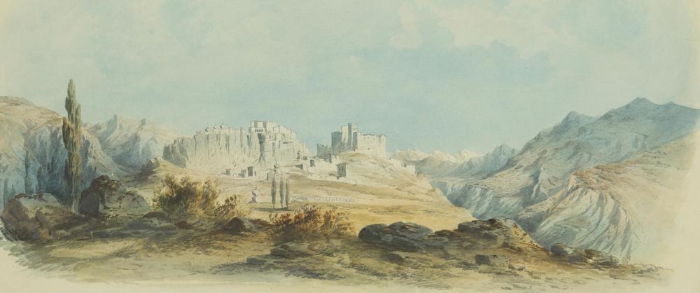 Kloster Lamayuru in Ladakh. Hermann Schlagintweit, 6. Oktober 1856