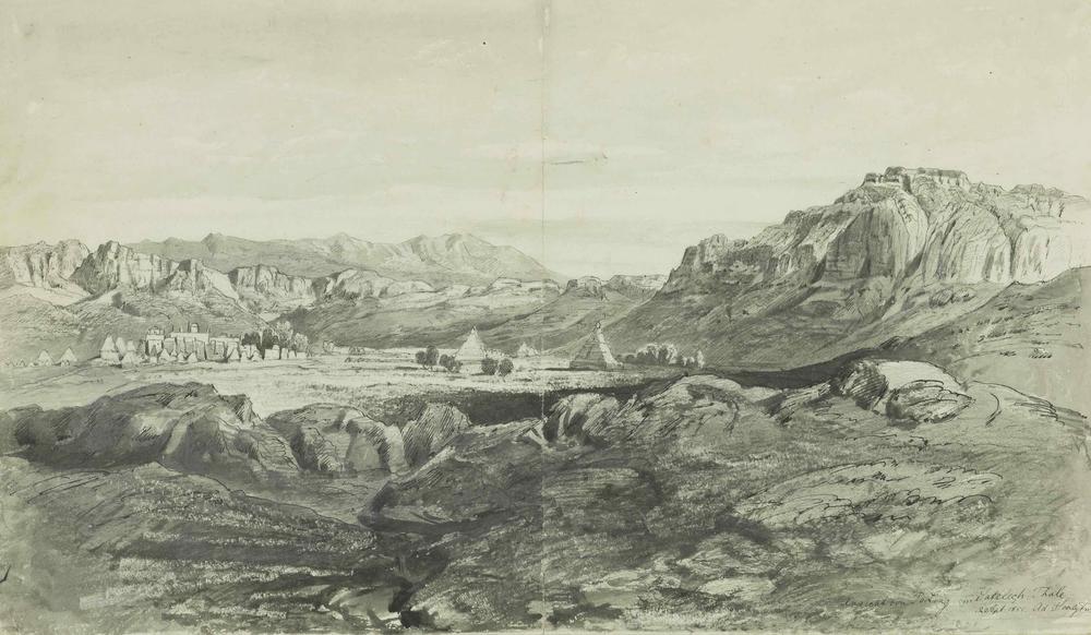 Buddhistisches Kloster Tholing. Adolph Schlagintweit 12. September 1855