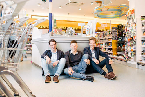 Das Barzahlen-Team: Florian Swoboda, Achim Bönsch, Sebastian Seifert (von links nach rechts)