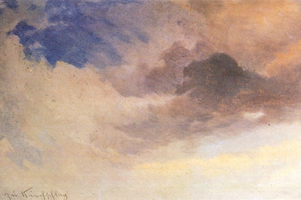 Adalbert Stifters "Wolkenstudie" (um 1840).