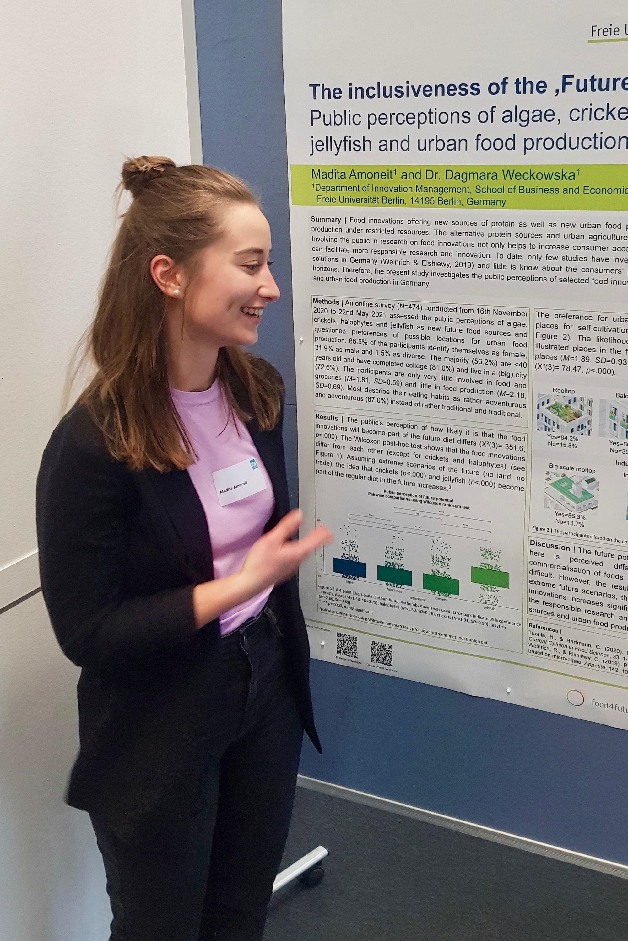 Psychologin Madita Amoneit vom Lehrstuhl für Innovationsmanagement