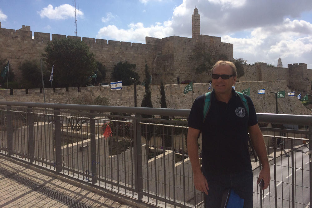 Joachim Heberle besuchte die Hebrew University in Jerusalem, eine Partneruniversität der Freien Universität, um eine gemeinsame virtuelle Vorlesung im Rahmen des GIVCA-Programms zu erarbeiten.