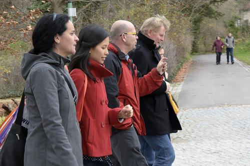Gemeinsam für die Nachhaltigkeit: Teilnehmer des „Management Incubators“, einer Veranstaltung, bei der sich Beschäftigte der Freien Universität und von Partneruniversitäten eine Woche lang über das Thema Nachhaltigkeit ausgetauscht haben.