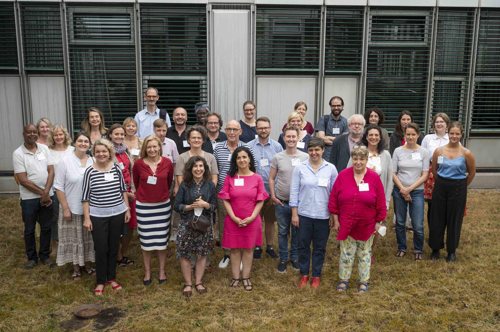 Zahlreiche Mitarbeitende der Technischen Universität Berlin, der Humboldt-Universität, der Freien Universität, der HWR Berlin, der HTW Berlin, der Universität Potsdam und der Viadrina Frankfurt waren beim Netzwerktreffen der Sprachenzentren.