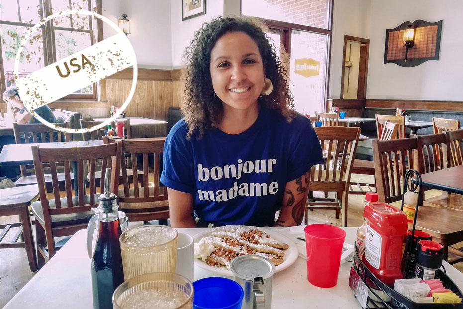 Madeline Thomas versüßt sich ihre seltenen freien Stunden gern mit einer Portion Pancakes.