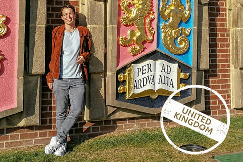 Ben Heiden has arrived in Birmingham, where he will spend a year abroad.