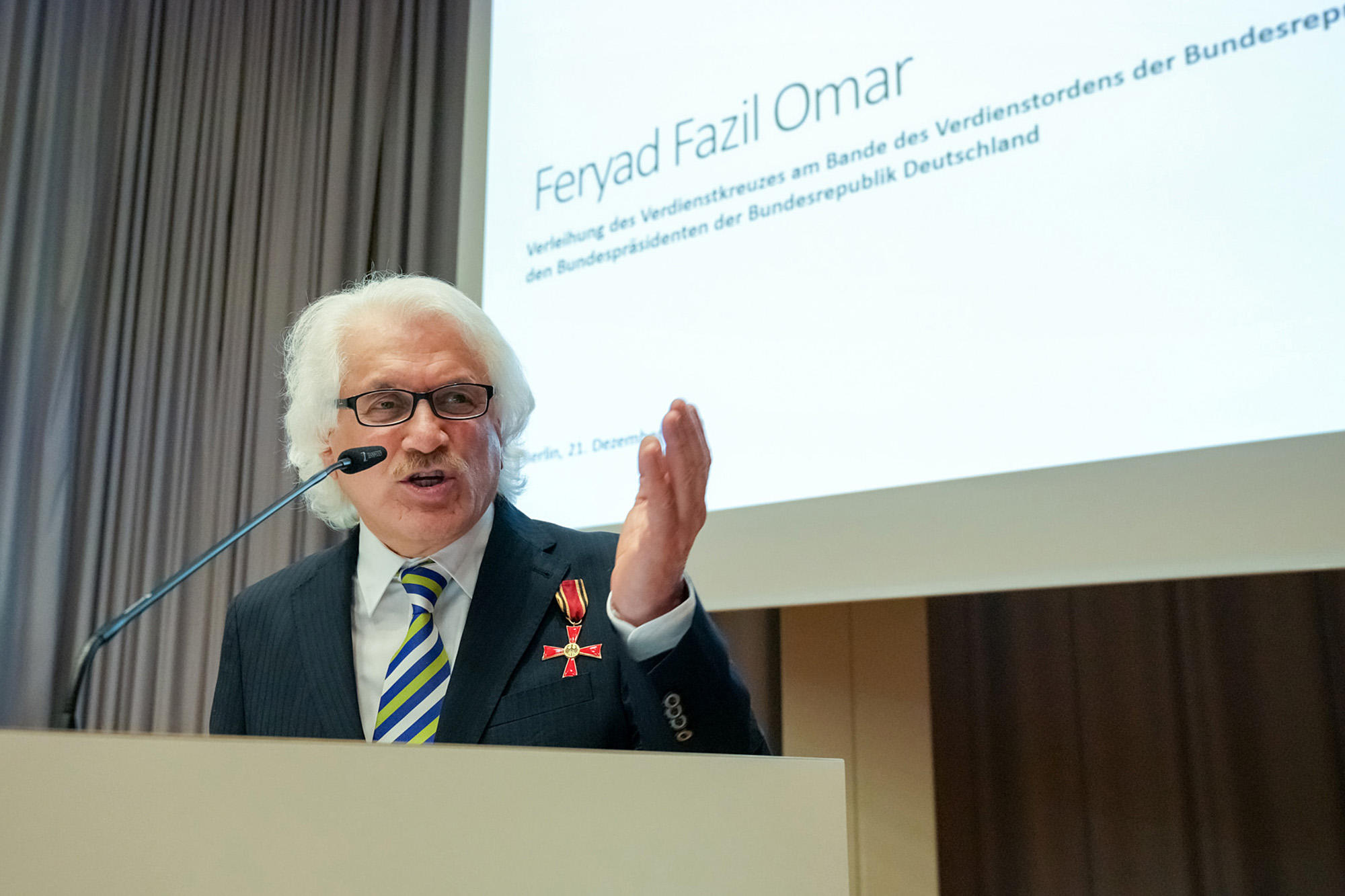 Feryad Fazil Omar, who taught at Freie Universität for many years, has received a prestigious award.