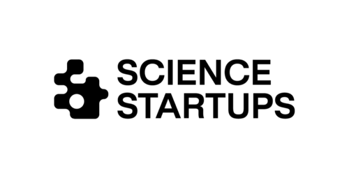 Science & Startups Logo neu 2024 - Schwarz übereinander