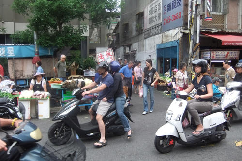 Their racket drowned out the musical garbage trucks.