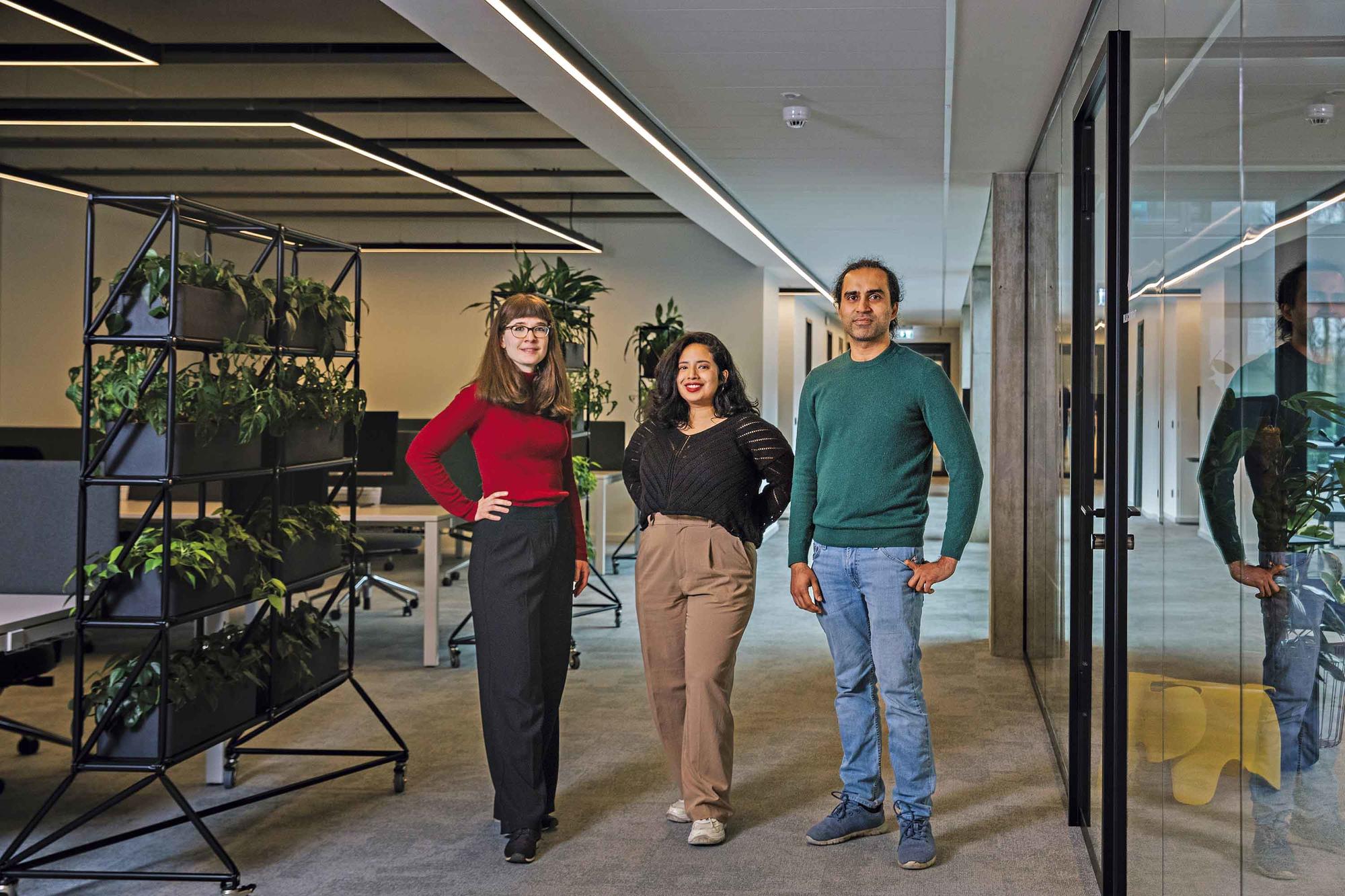 The "sylby" team: Dr. Vera Scholvin, Yamile Vargas and Dr. Paras Mehta.