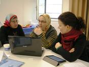 Group discussions on different topics related to equal opportunity policies