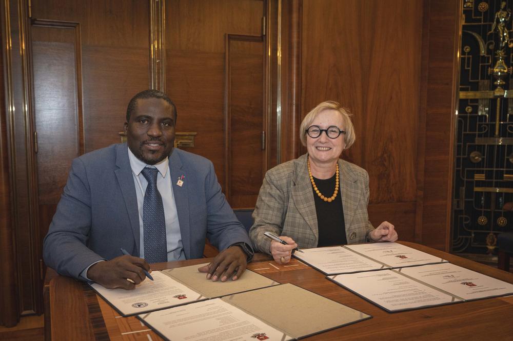 Prof. Kenneth Matengu, Prof. Dr. Verena Blechinger-Talcott