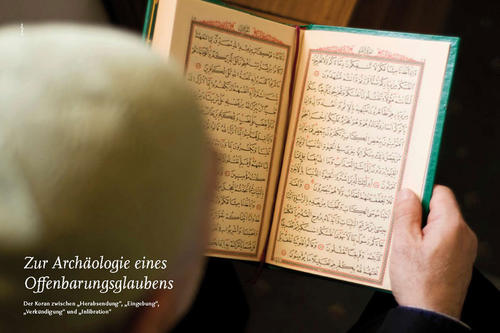 Der Koran zwischen „Herabsendung“, „Eingebung“, „Verkündigung“ und „Inlibration“.