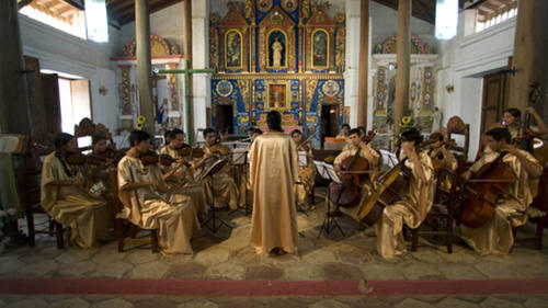 Das „Ensemble de Moxos“ stammt aus der Heimat von Maria José Munoz.