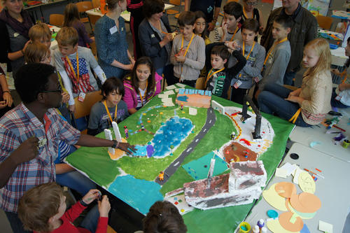 Schüler planen ein grüneres Berlin.