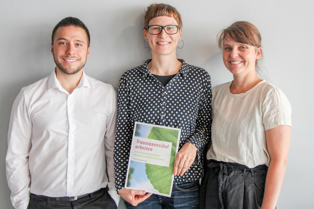 Ausgezeichnet: Maria Böttche, Nadine Stammel und Raphael Cuadros (v. r.n.l.)