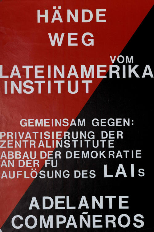 In den 1980er Jahren war die Existenz des Lateinamerika-Instituts an der Freien Universität gefährdet.