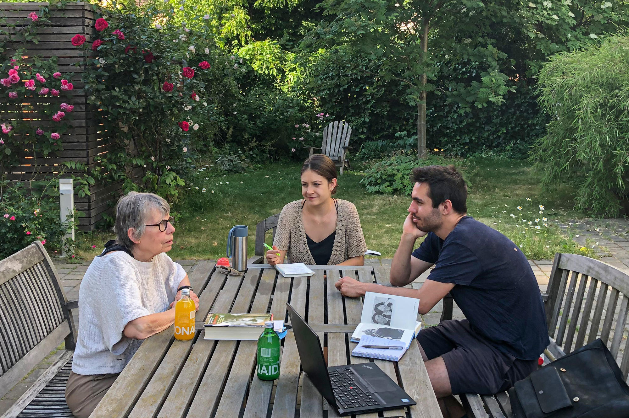 Zeitzeugin: Gretchen Dutschke-Klotz spricht mit Studierenden über die Studentenbewegung.