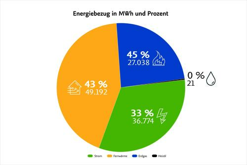 Kreisdiagramm Energieträger