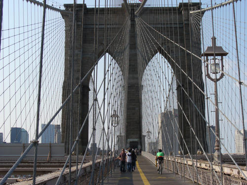 Die Brooklyn Bridge in New York