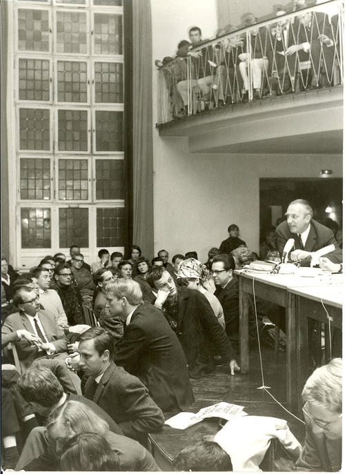 Journalist Erich Kuby at Technische Universität Berlin