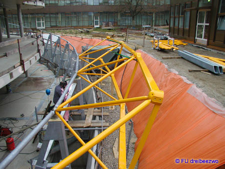 Detail der Baustelle im Oktober 2003 - Teil 1