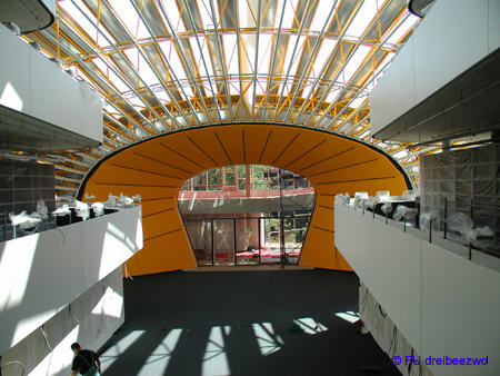 Die Baustelle Ende M&auml;rz 2005