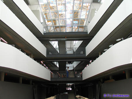 Die Baustelle Ende Juni 2005