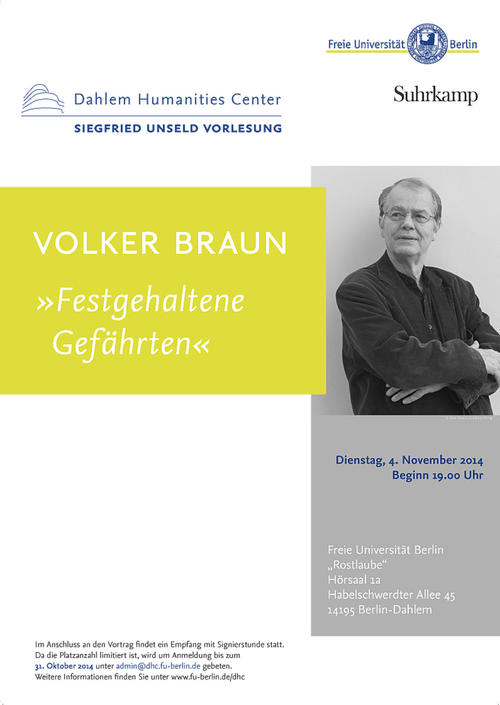 Veranstaltungsplakat