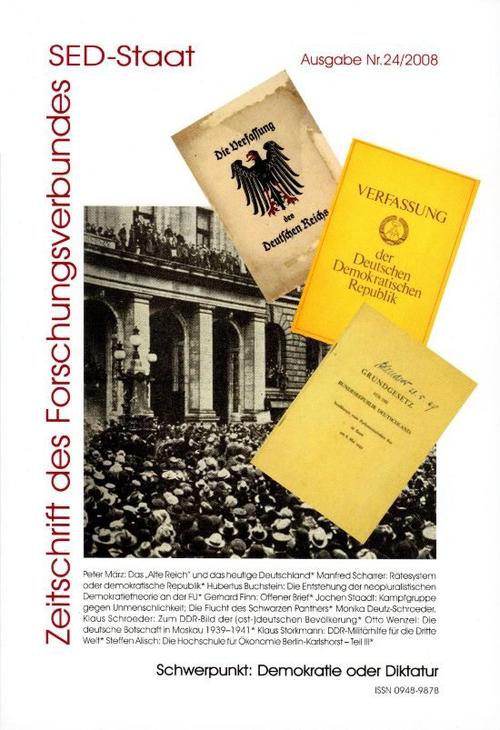 ZdF 24/2008: „Demokratie oder Diktatur“