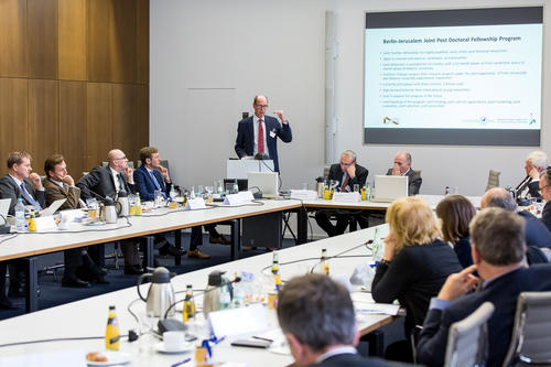 Ein wichtiges Thema des Treffens war die deutsch-israelische Zusammenarbeit in der Nachwuchsförderung.