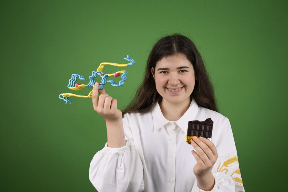 Maryna Popova nutzte Molekulardynamik-Simulationen, um Bewegungen von Molekülen mit dem Computer zu berechnen.