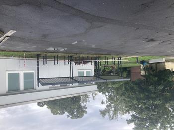 Fahrradbügel Überdachung