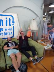 ein glücklicher Gewinner!