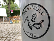 Die Restmülltonnen helfen bei der Entscheidung!