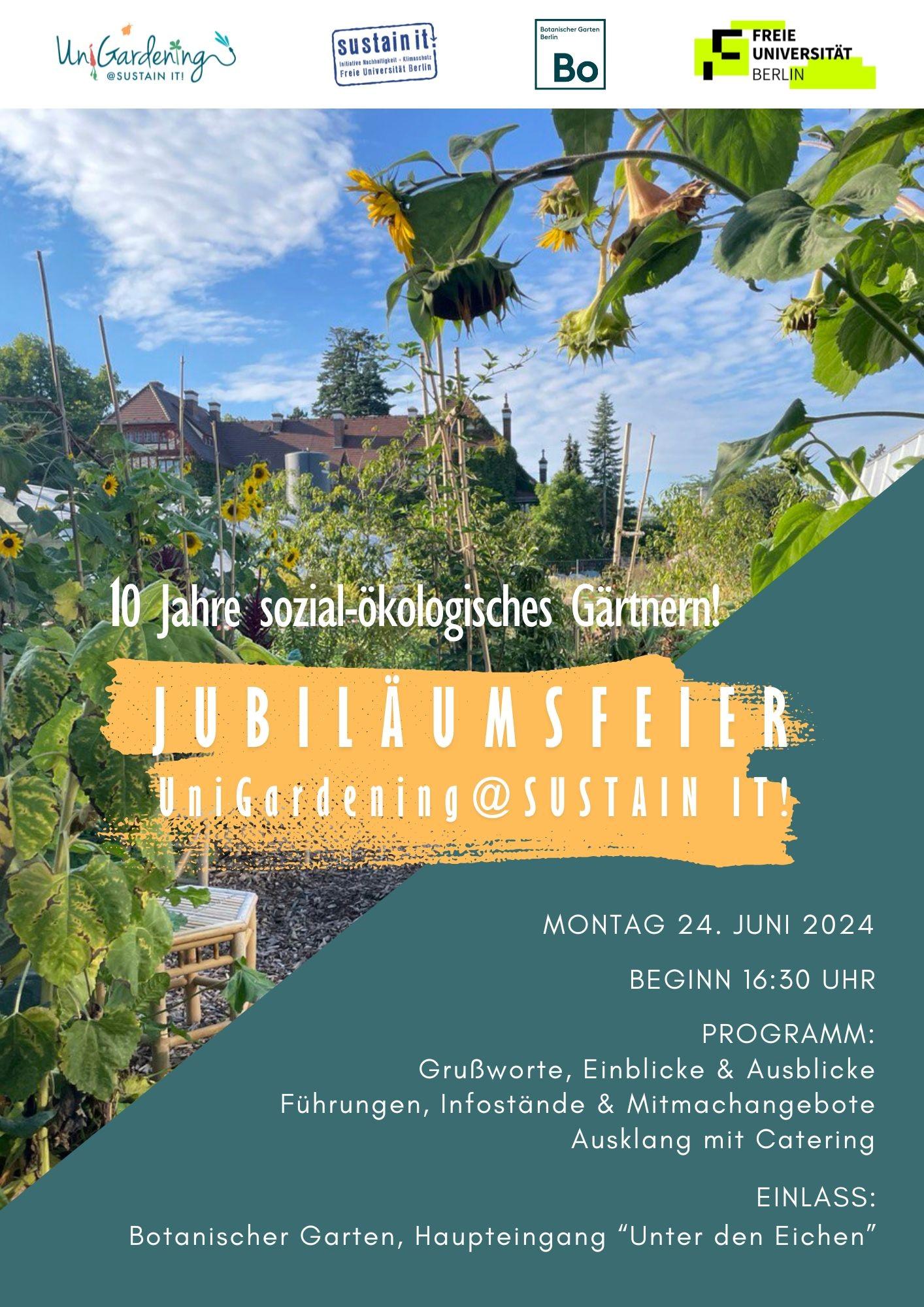 UniGardening-Jubiläum