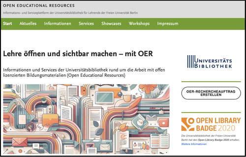 OER-Plattform der Universitätsbibliothek