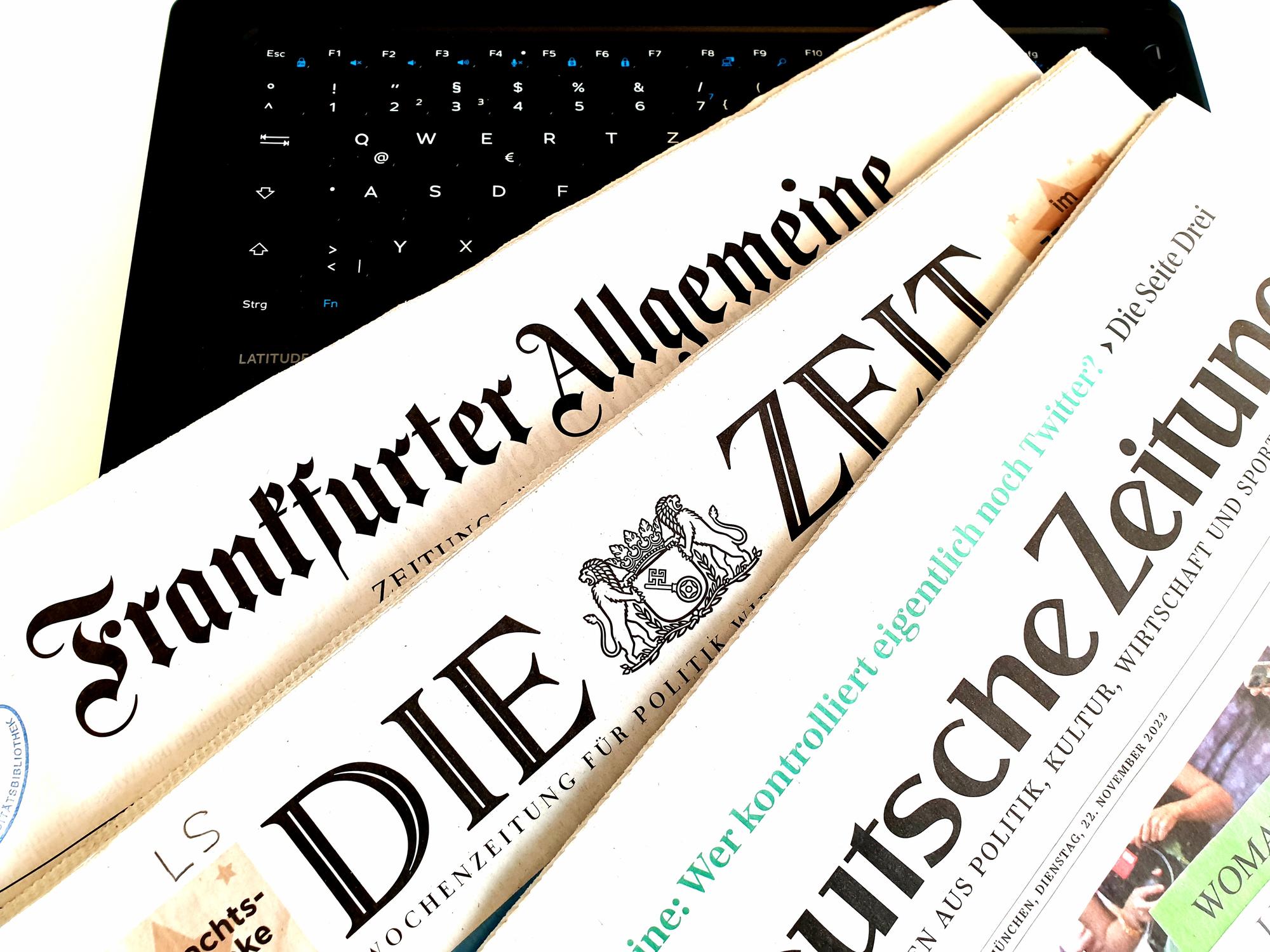 Zahlreiche deutschsprachige und internationale Pressetitel sind im Datenbank-Angebot der Freien Universität enthalten.