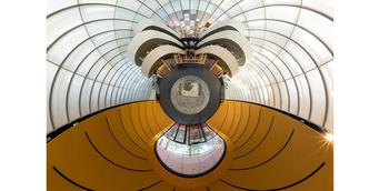 Panorama / Rundum-Blick in der Philologischen Bibliothek