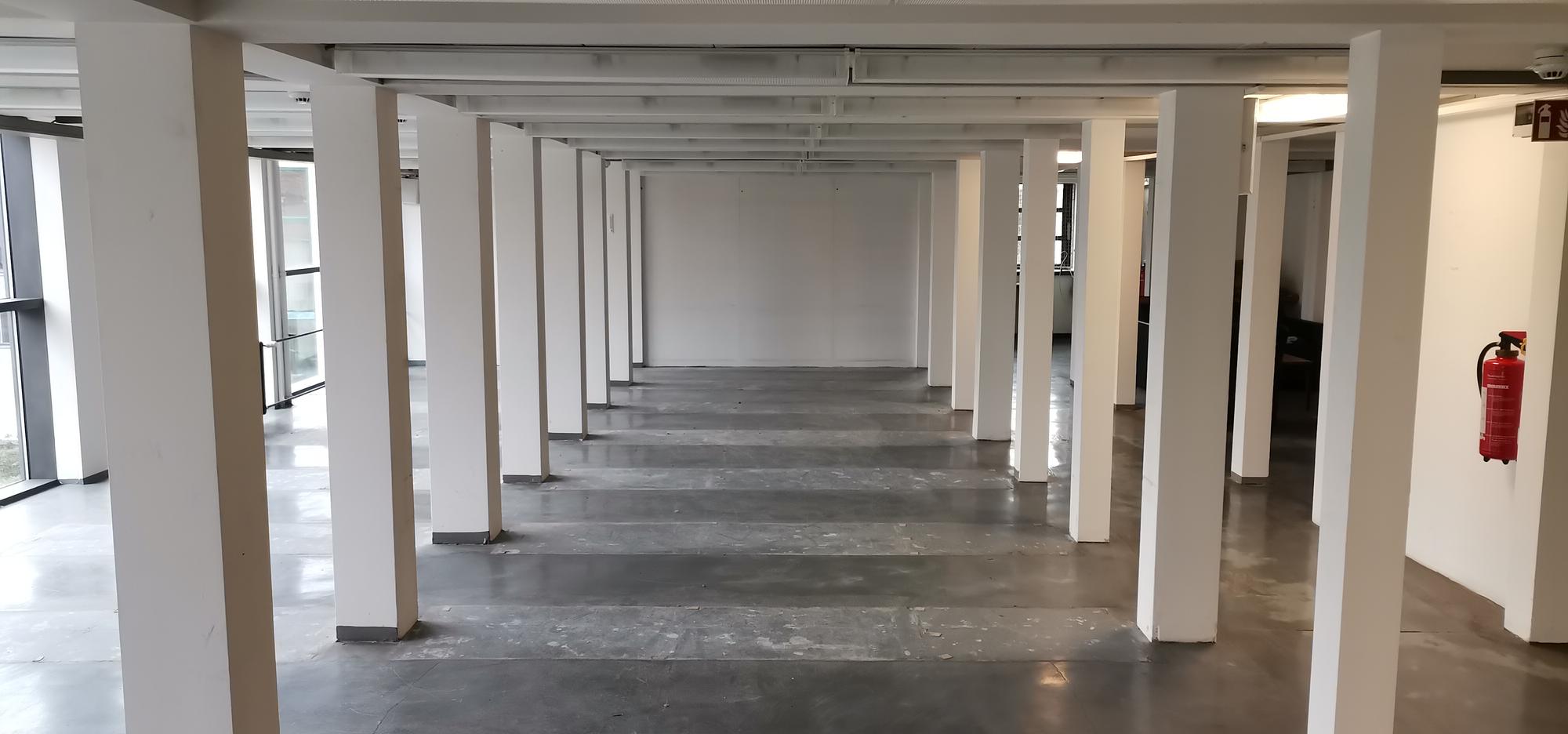 Hier war jahrzehntelang die rechtswissenschaftliche Literatur untergebracht – der geräumte Lesesaal-Bereich in der Garystraße 39