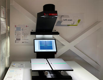 Buchscanner in der Geowissenschaftlichen Bibliothek