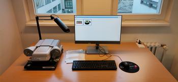 Mikroformenscanner in der Zentralbibliothek