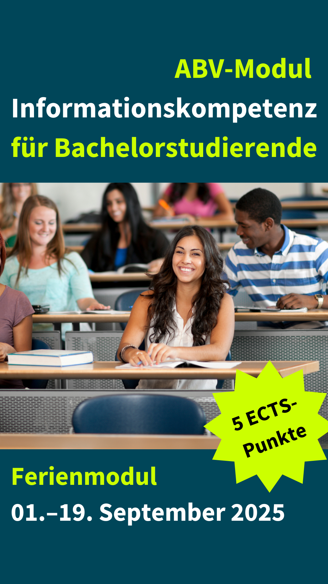 Ab April anmelden zum Ferienmodul im September 2025!